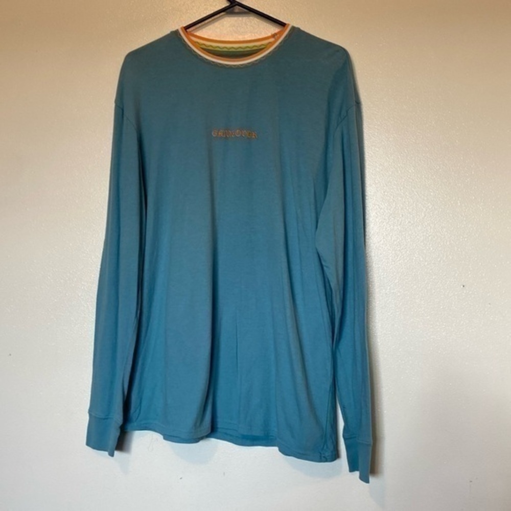 PACSUN long sleeve embroidered GAME OVER cotton shirt Medium